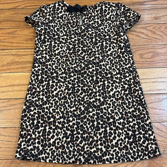 Old Navy 5T adorable girls Cheetah Dress with little black bow in the back - Picture 2 of 4